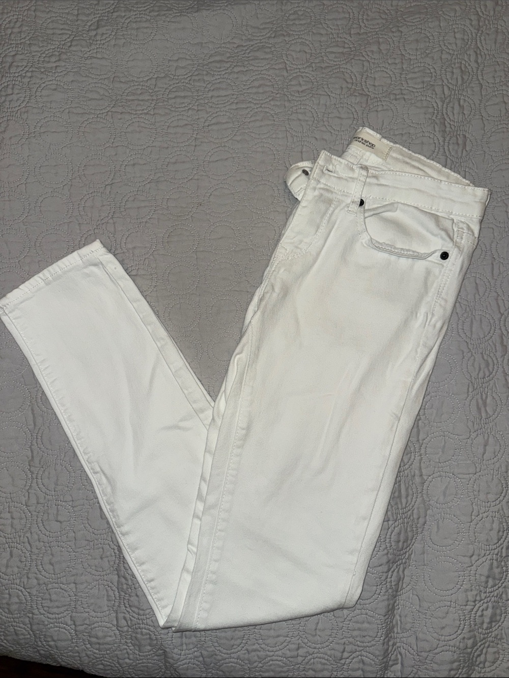 White Women's Slim Fit Jeans size 4 - Picture 1 of 5